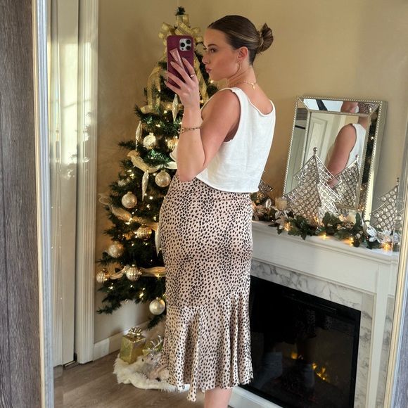 Hello Molly Leopard Midi Skirt - Picture 3 of 3